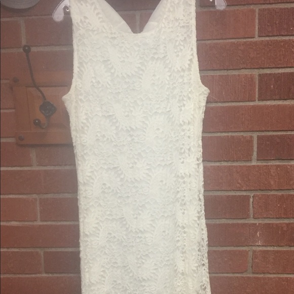 Mechant Dresses & Skirts - Cream Lace Dress